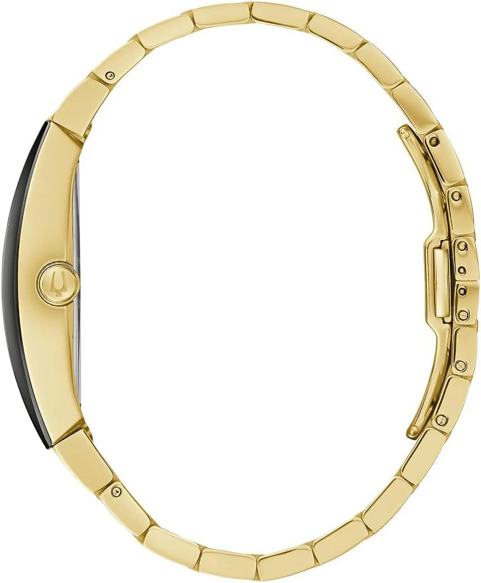Bulova Quartz Black Dial Gold-tone Men's Watch 97A164