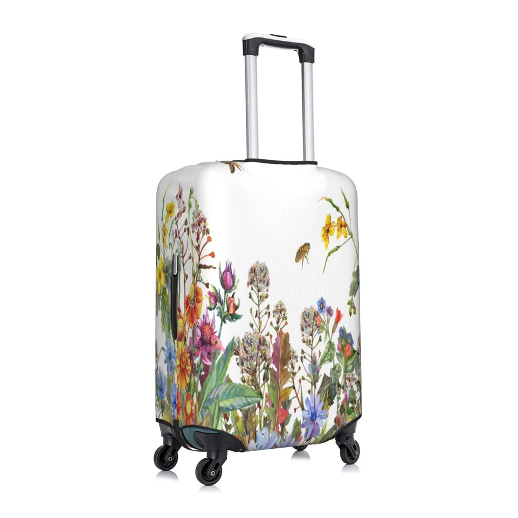 Haiem Herbs And Wildflowers Luggage Cover,Durable, Washable Suitcase Protector With Anti-Scratch Technology - Keep Your Luggage Looking New X-Large