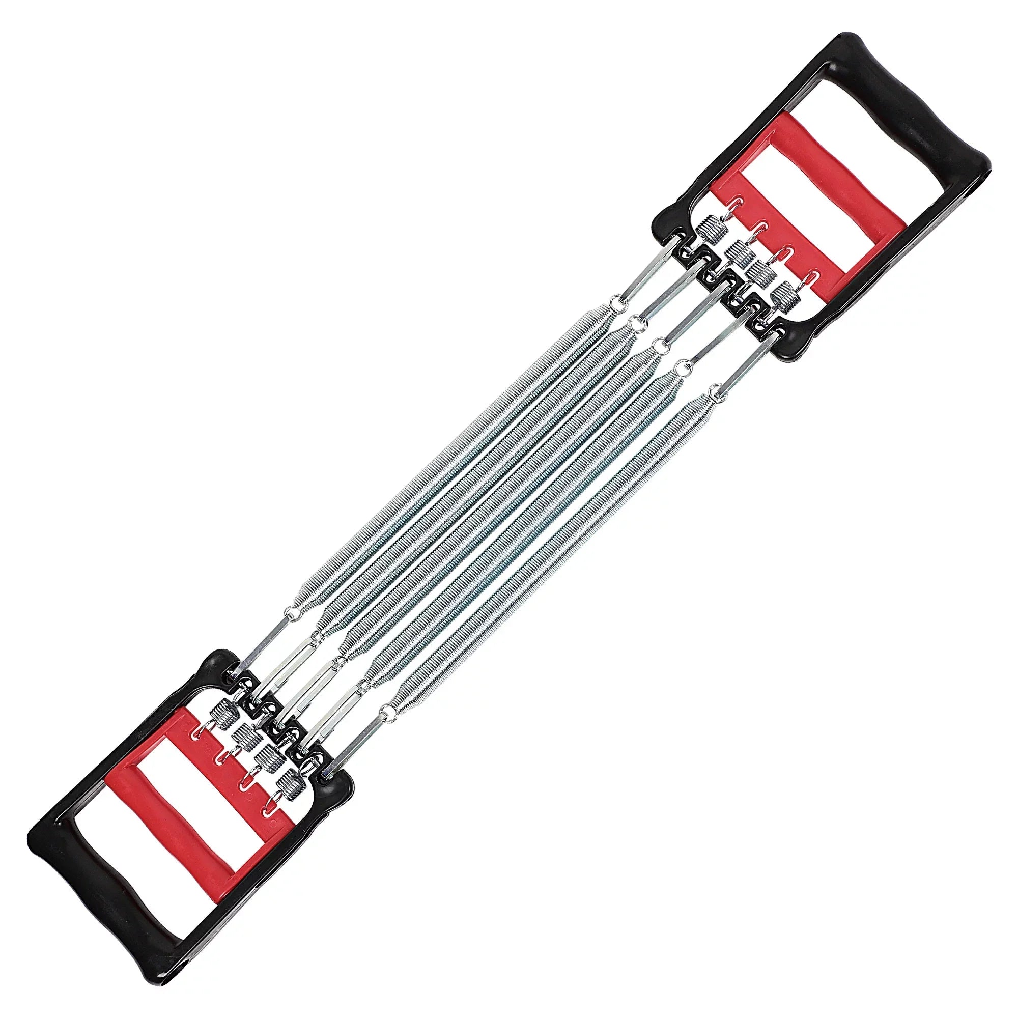 Plastic Handle 5 Springs Chest Arm Expander Pull Exerciser Equipment Red Black