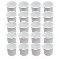 20 Cup Holder Plastic Pocket Recessed Drop In Insert Universal for Boat RV Car Truck Sofa Game Table Marine Pontoon Motorhome Camper White