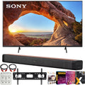 KD50X85J 50" X85J 4K Ultra HD LED Smart TV (2021 Model) Bundle with Deco Home 60W 2.0 Channel Soundbar w/subwoofer + Wall Mount Kit + Premiere Movies Streaming 2020 + 6-Outlet Surge Adapter