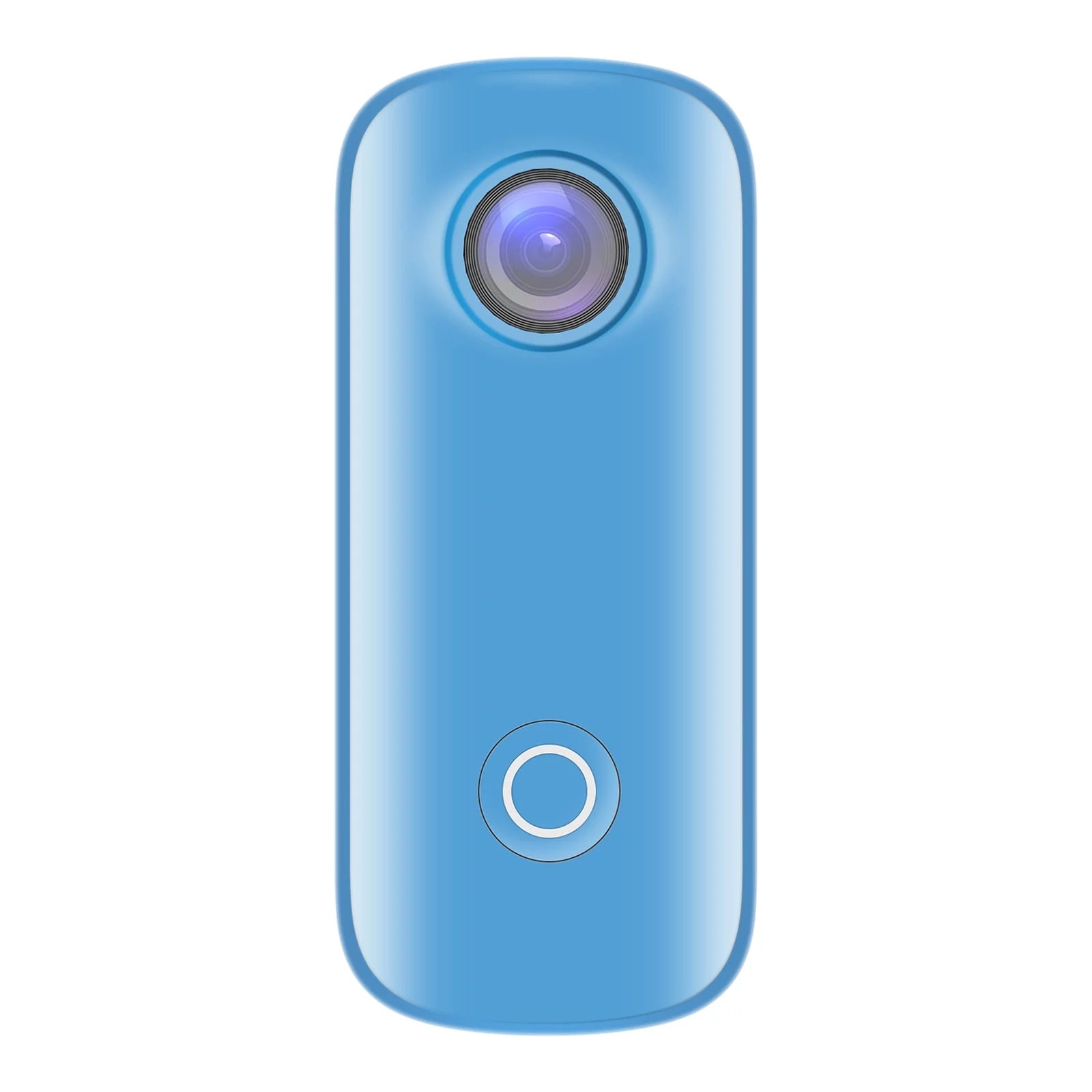 SJCAM C100 Action Camera 1080P/30fps Digital Video Camera 30M Waterproof Magnetic Body Built-in Battery WiFi Connection APP Sharing with Waterproof Case Back Clip Lanyard