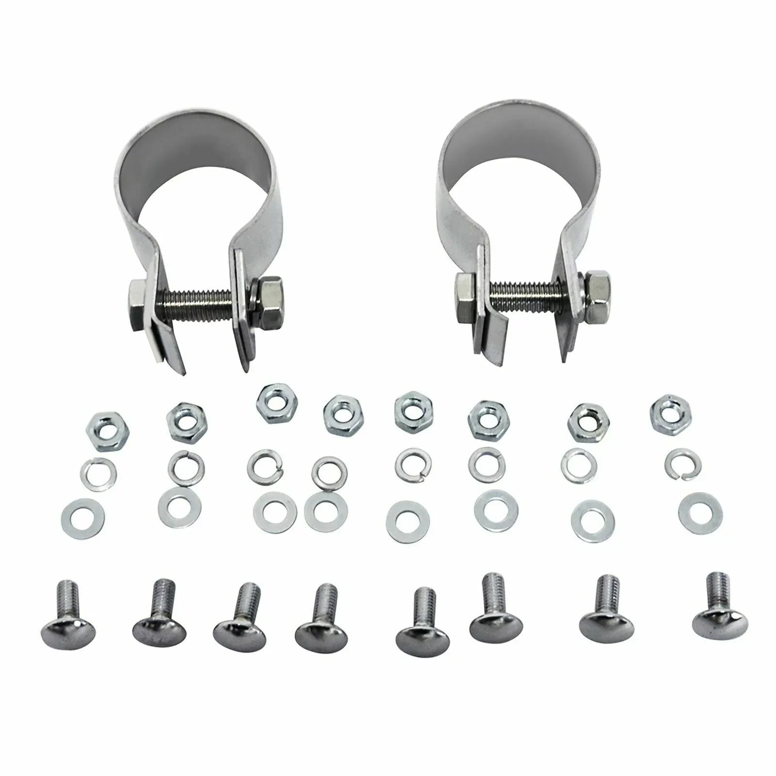 Quarter Fender Set 24" x 24" Stainless Steel For Peterbilt 579 386 Semi Trucks - All mounting Hardware Included Plus 2x22 Windshield Wipers and 2x Kozak Face Masks