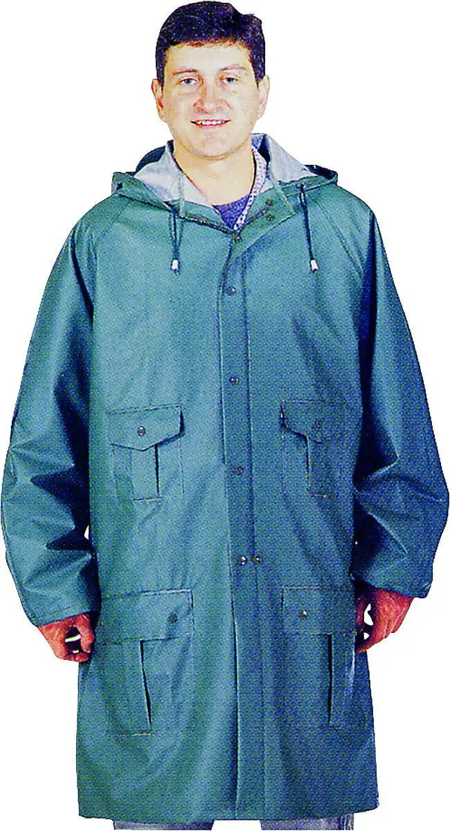 DiamondBack 8156GRBXL Pvc Poly Rain Parka Xlarge