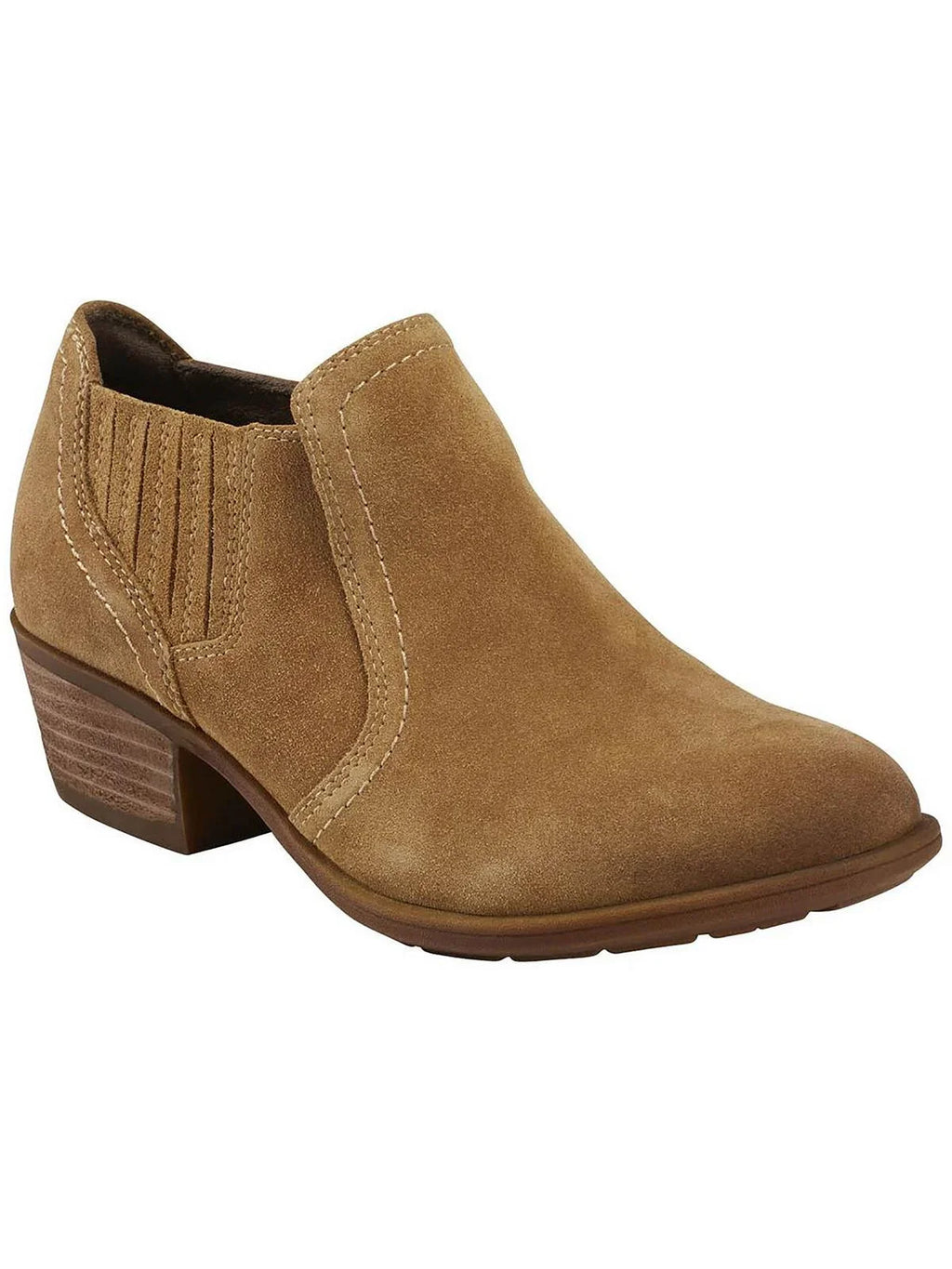 Earth Womens Peak Peru Suede Slip-On Booties