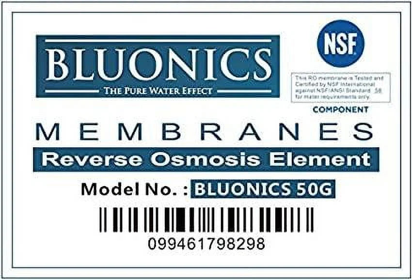 Reverse Osmosis Replacement Filter Set RO Cartridges (15 pcs) w/ 50 GPD Membrane