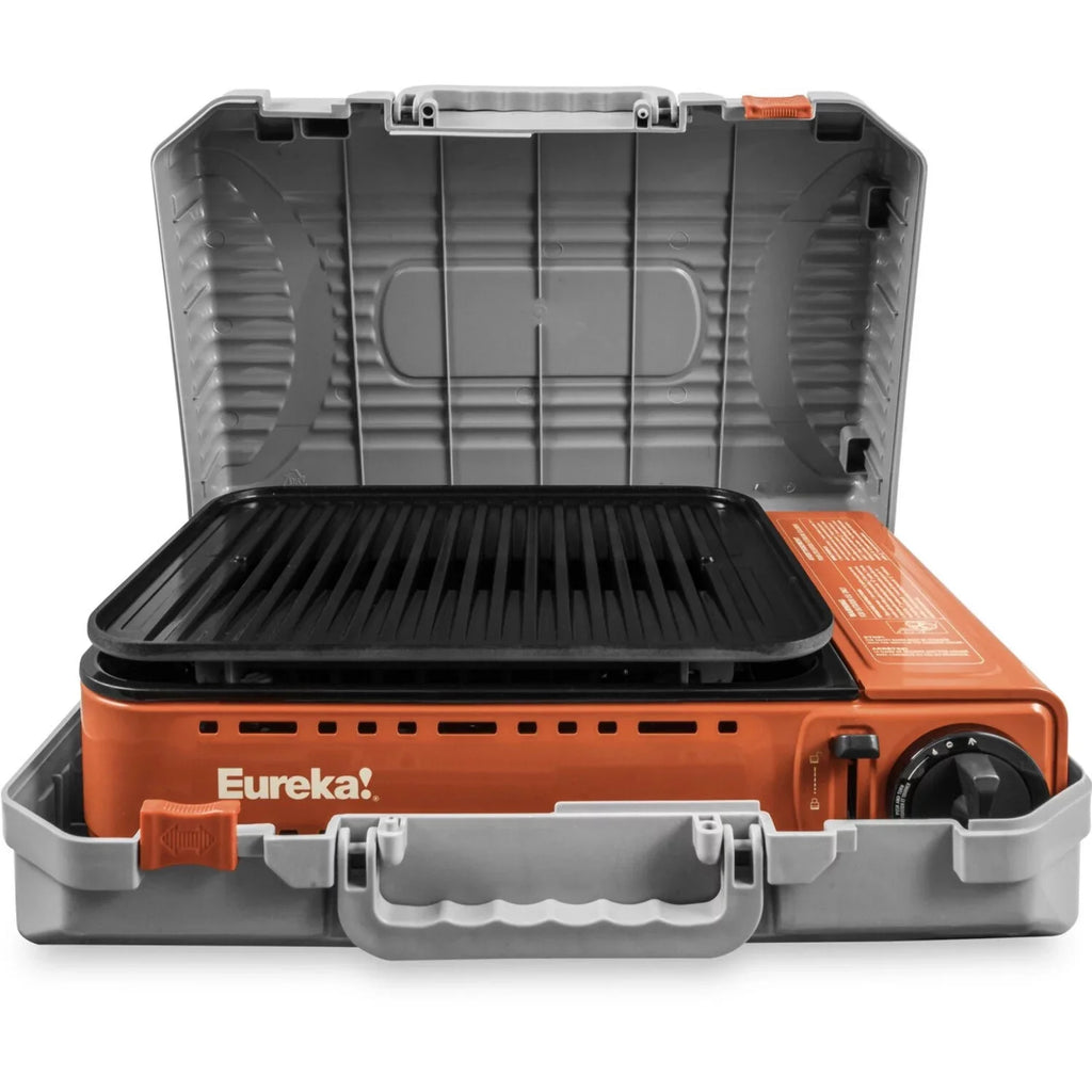 Eureka 2572202 SPRK Portable Butane Camping Grill, 1 Burner, Potters Clay
