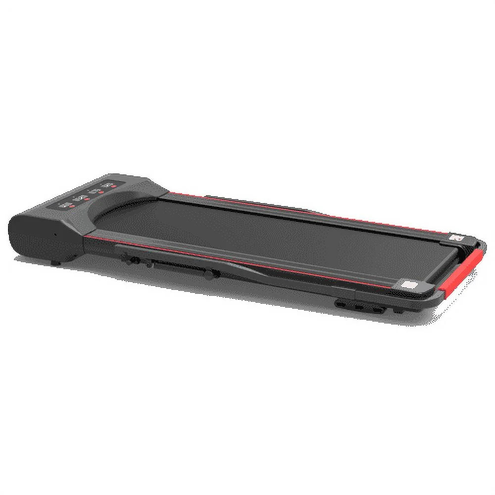Under Desk Walking Pad Treadmill Foldable with Handlebar Remote Controll