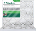 Filterbuy 20x27x1 MERV 8 Pleated HVAC AC Furnace Air Filters (3-Pack)
