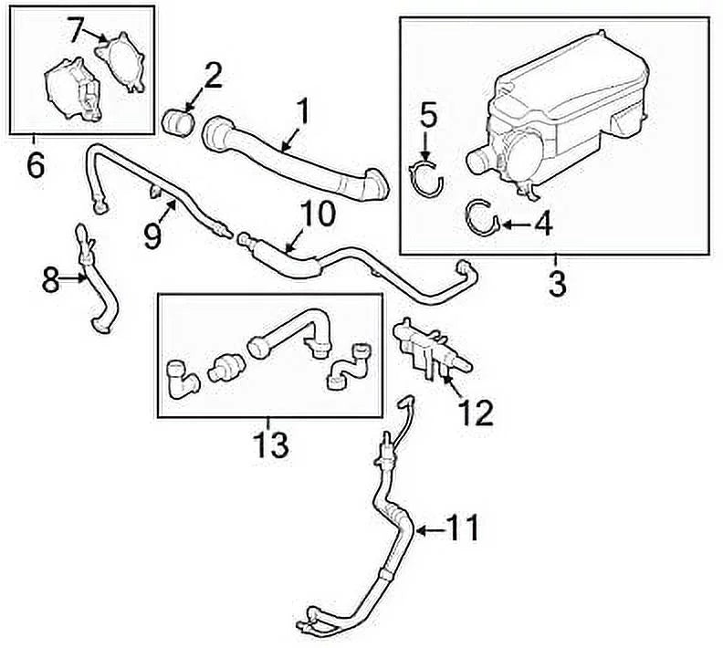 Motorcraft Power Brake Booster Vacuum Pump BRPV-22