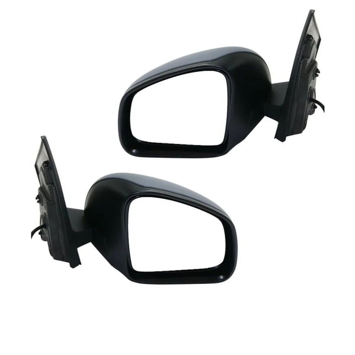 For 16-18 Smart Fortwo Rear View Mirror Assembly Power Heated Paintable Set Pair