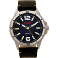 Wrangler 48mm Blue Dial, Black Strap Watch