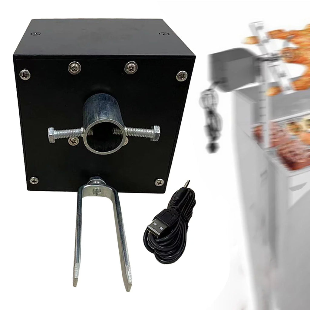 Grill Rotisserie Motor 12V 8W Electric Grill Motor for Outdoor Camping Home