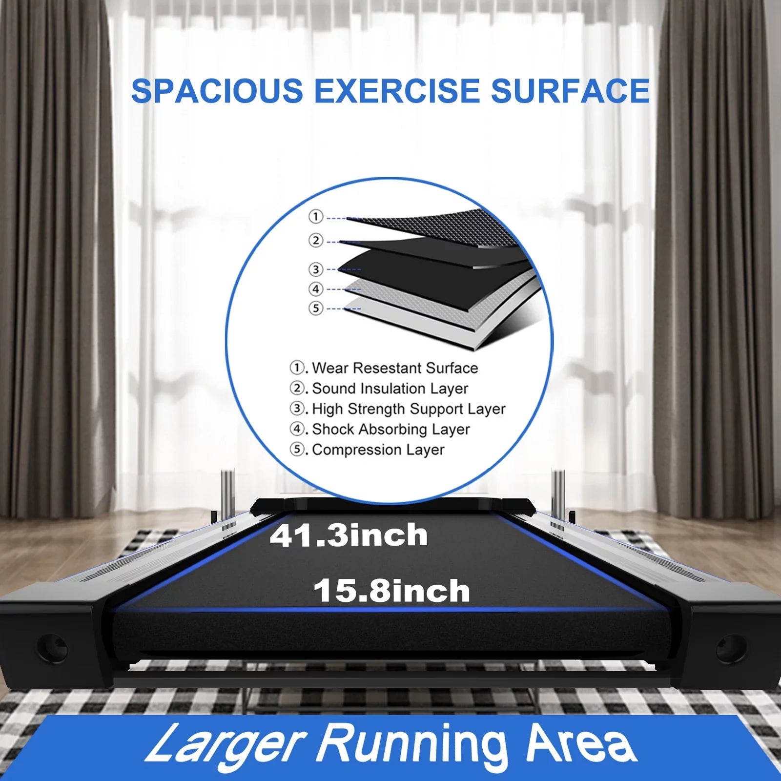 2 in 1 Under Desk Treadmill for Home; InstalLatitudeion-Free Foldable Treadmill Compact Electric Running Machine; Remote Control & LED Display Walking Running Jogging