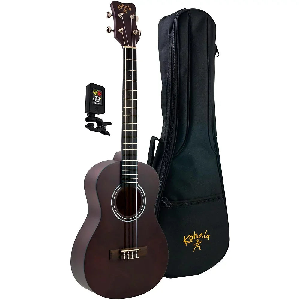 Kohala Player Pack Baritone Ukulele Package, Includes Bag and Tuner