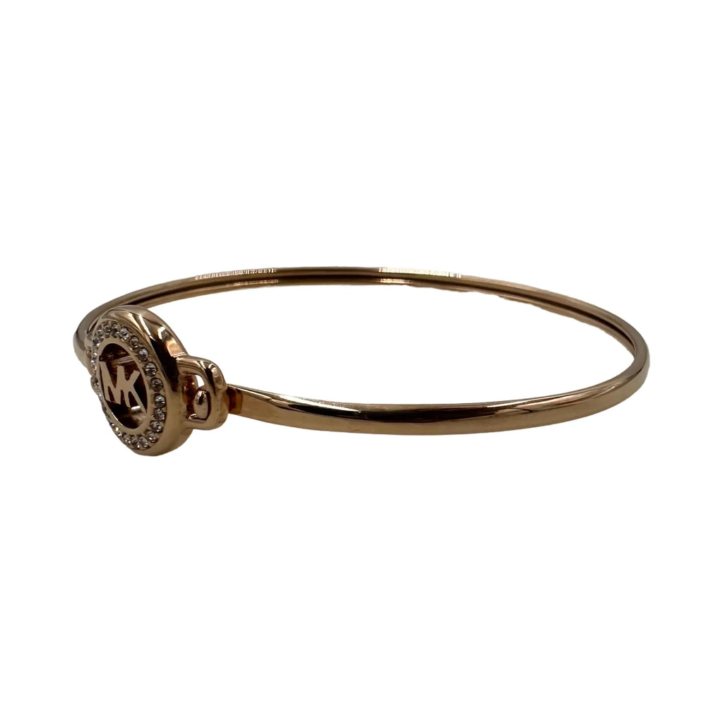 Micheal Kors Rose-Gold Logo Bracelet - MKJX6521791