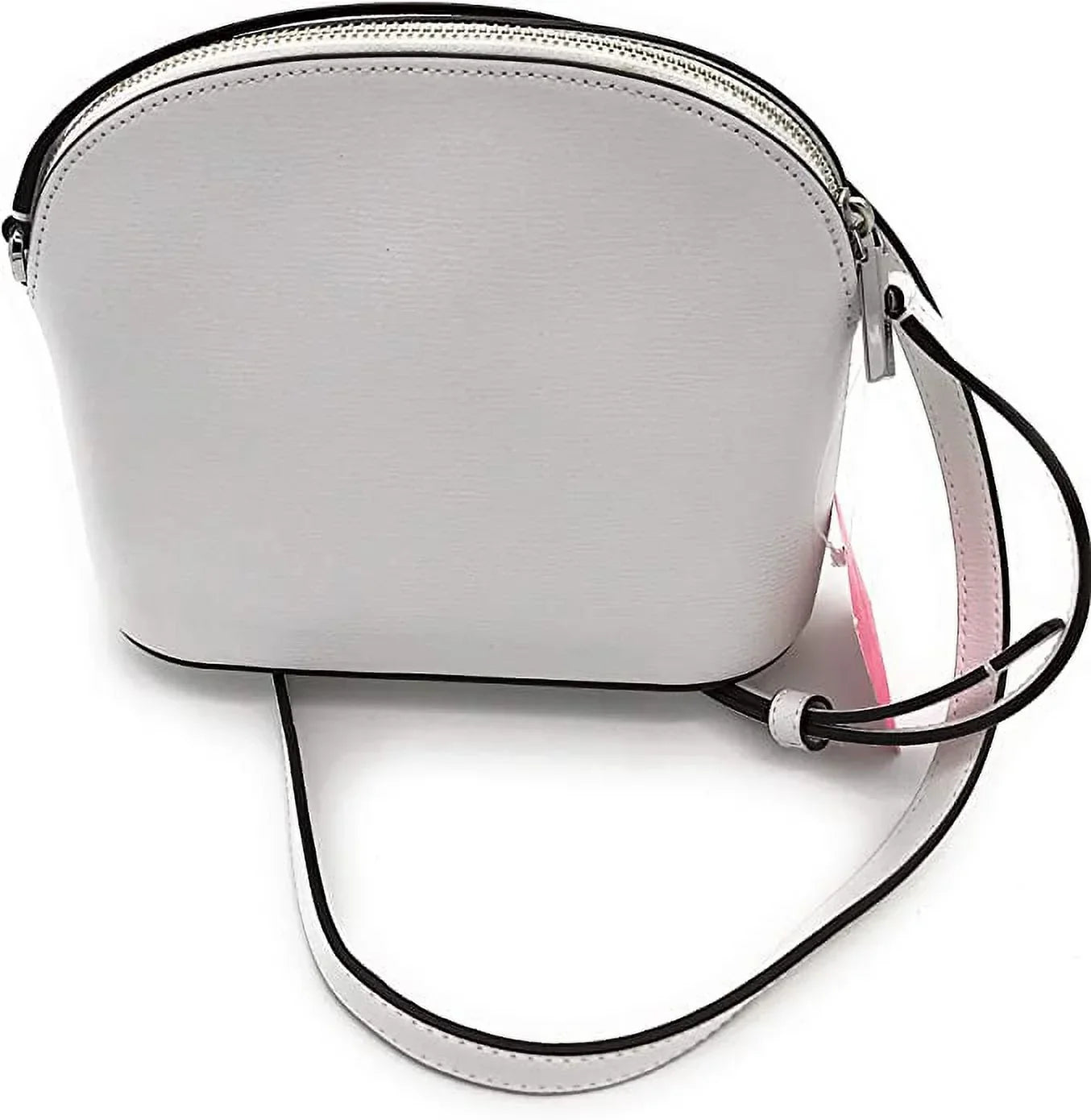 Kate Spade MEDIUM DOME CROSSBODY sylvia perforated optic white