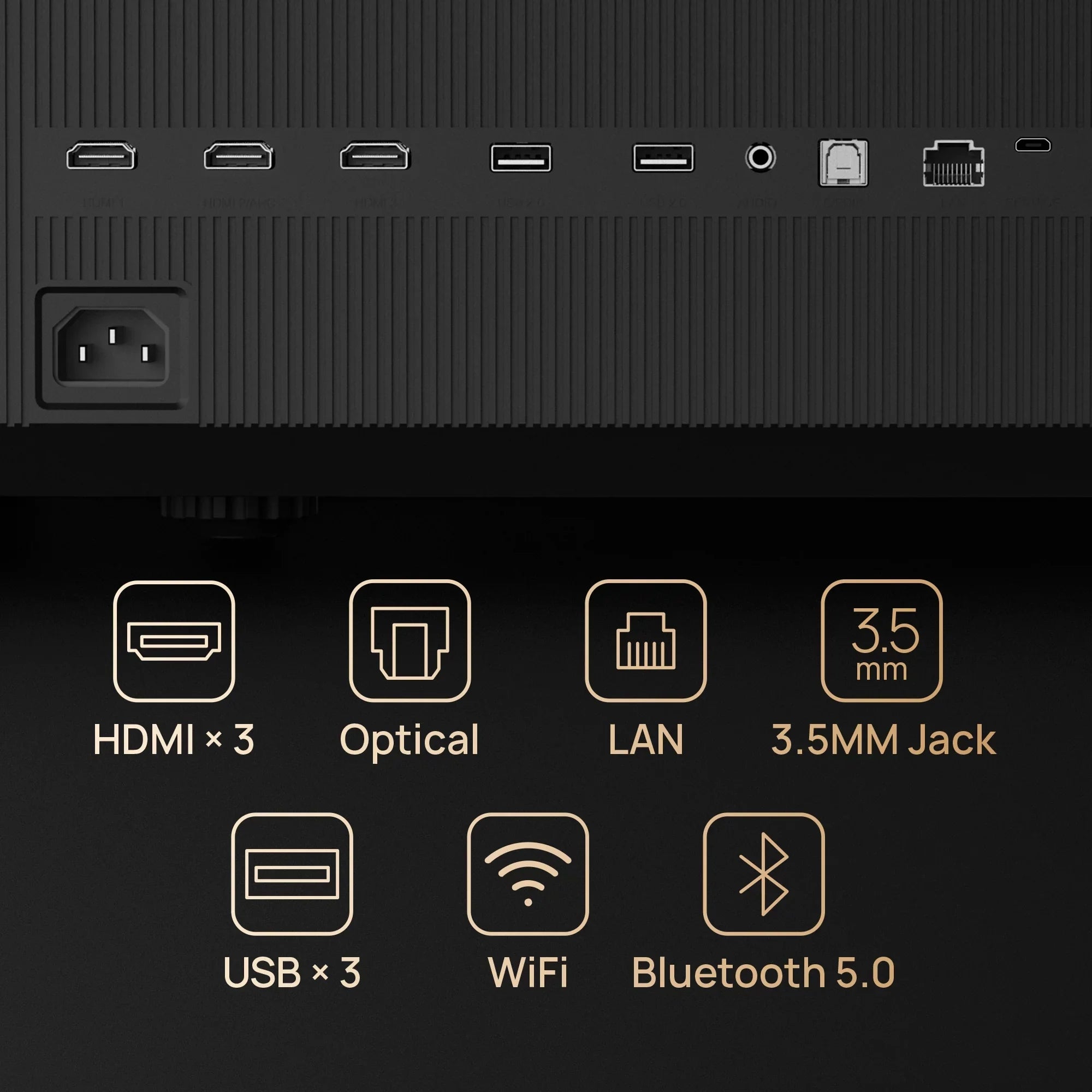 XGIMI AURA 4K Ultra Short Throw Laser Projector with Harman Kardon Speakers, Android TV OS
