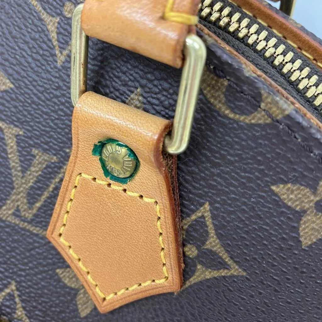 Pre-Owned Louis Vuitton M51126 Women's Handbag Blue,Brown,Monogram (Fair)