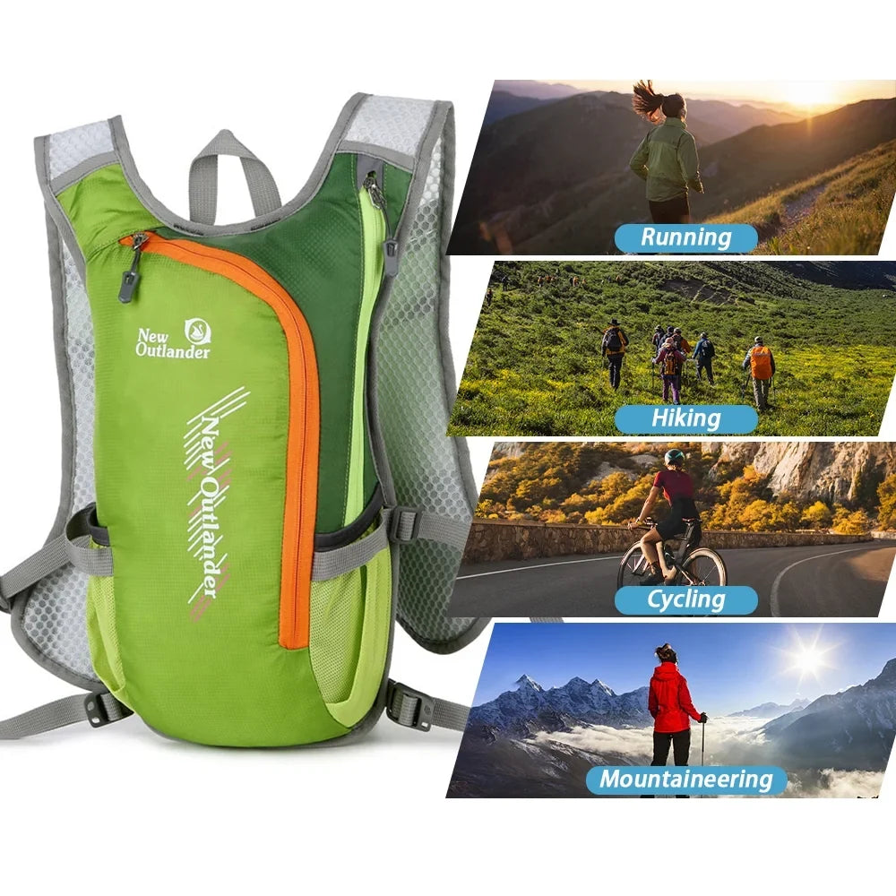 New Outlander Breathable Hydration Backpack for Hiking, Running, and Cycling