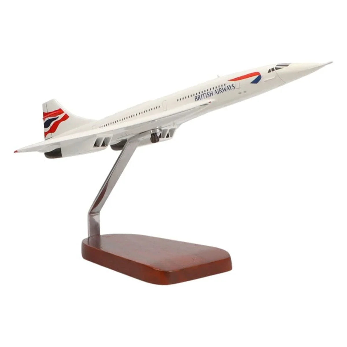 Aerospatiale/BAC Concorde British Airways Large Mahogany Model