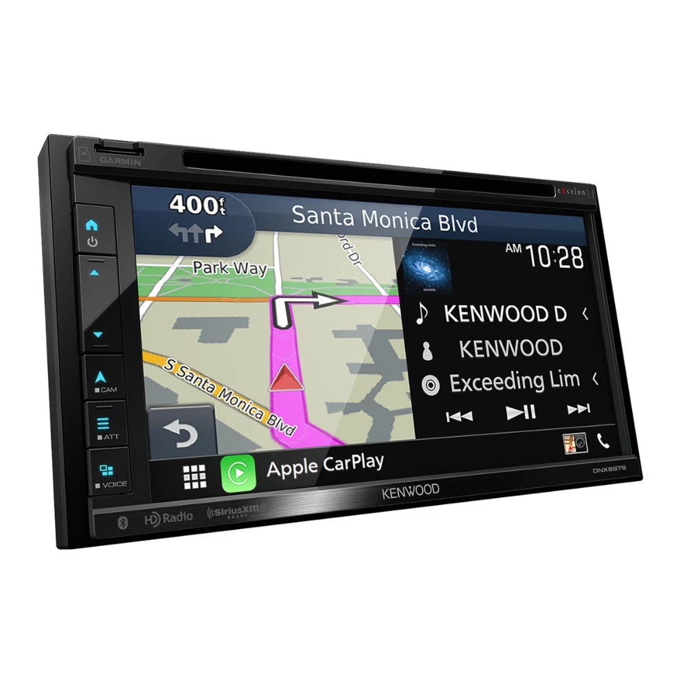 New Kenwood DNX697S 6.8" Navigation DVD Receiver & CMOS-230 Universal Backup Camera