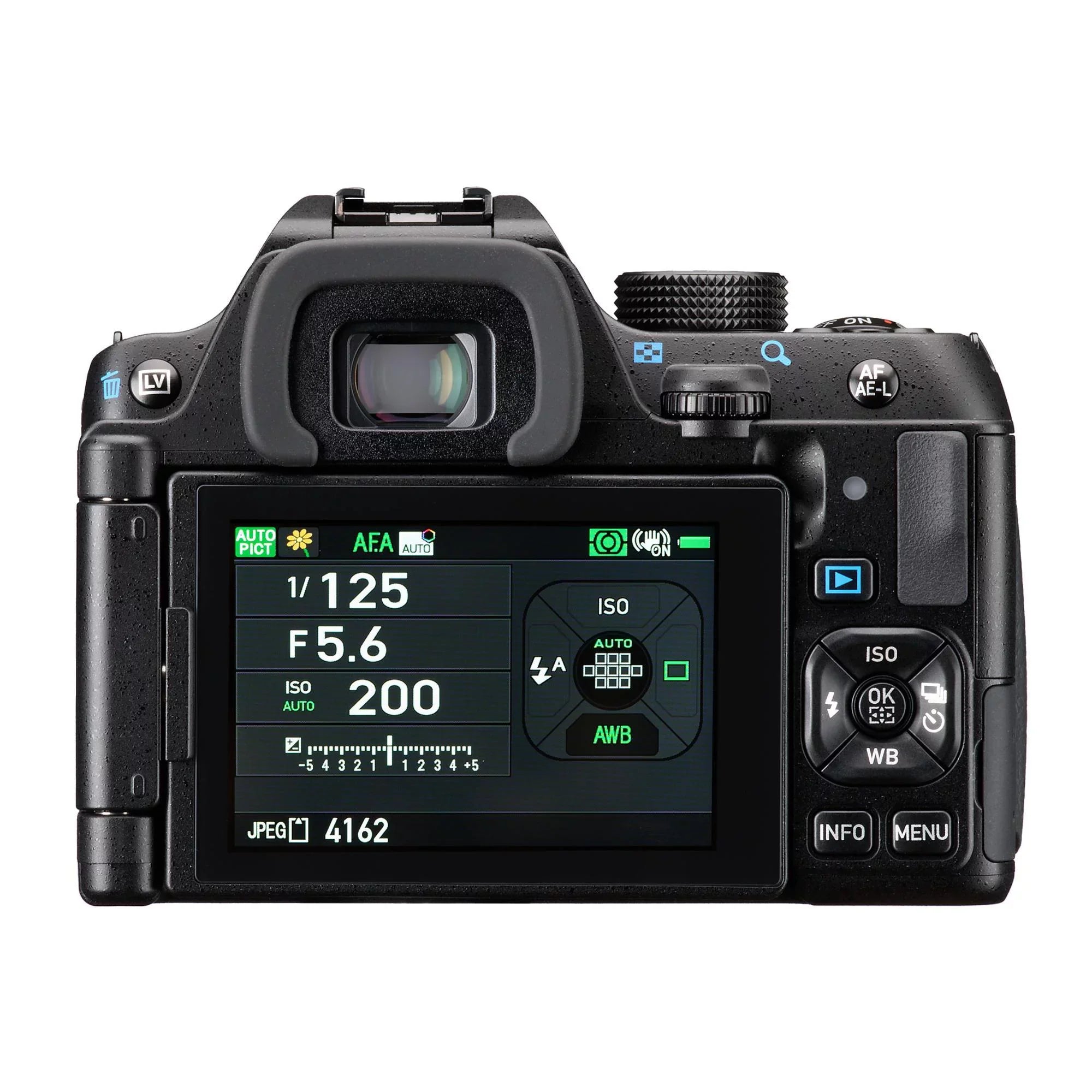 Pentax KF DSLR Camera Body (Black) Bundle with O-GPS2 GPS Unit