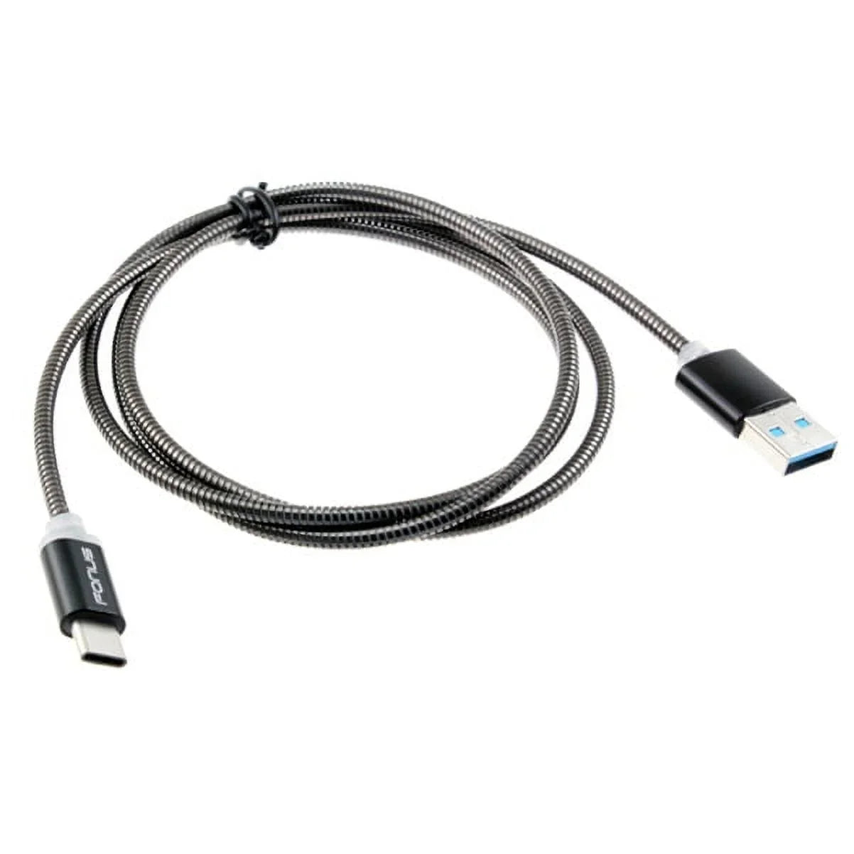 Type-C 3ft Metal USB Cable w USB Port Fast 18W Car Charger G4M for  Galaxy Tab S3 9.7 S9 Plus, S8+ S8, S10e S10 Plus active 5G Note 9 8 10 Plus A9 A50 A20 A10e - Sonim XP8 XP3
