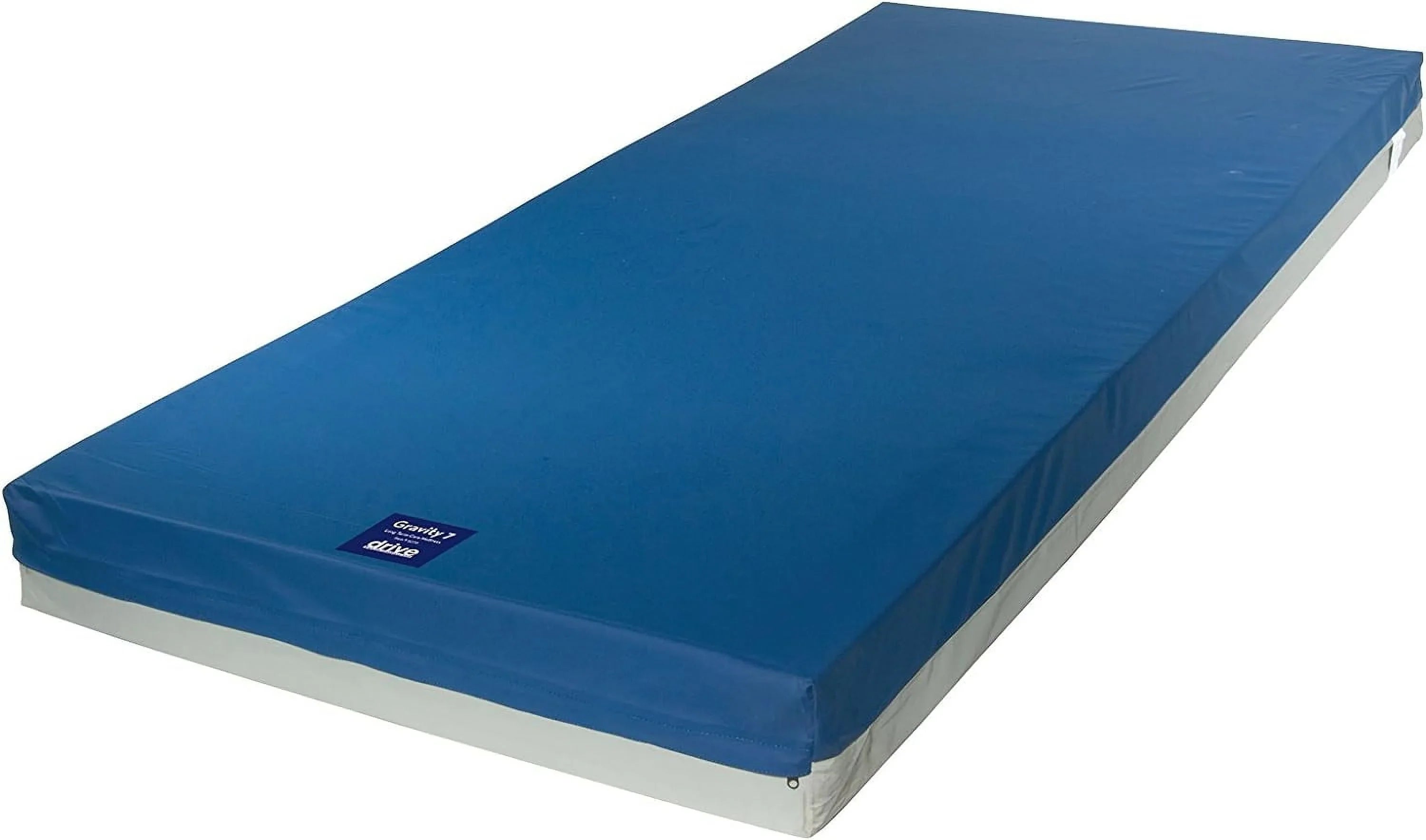 GOURE 15770 Gravity 7 Pressure Redistribution Mattress, Blue, 6.6 Foot (Pack of 1)