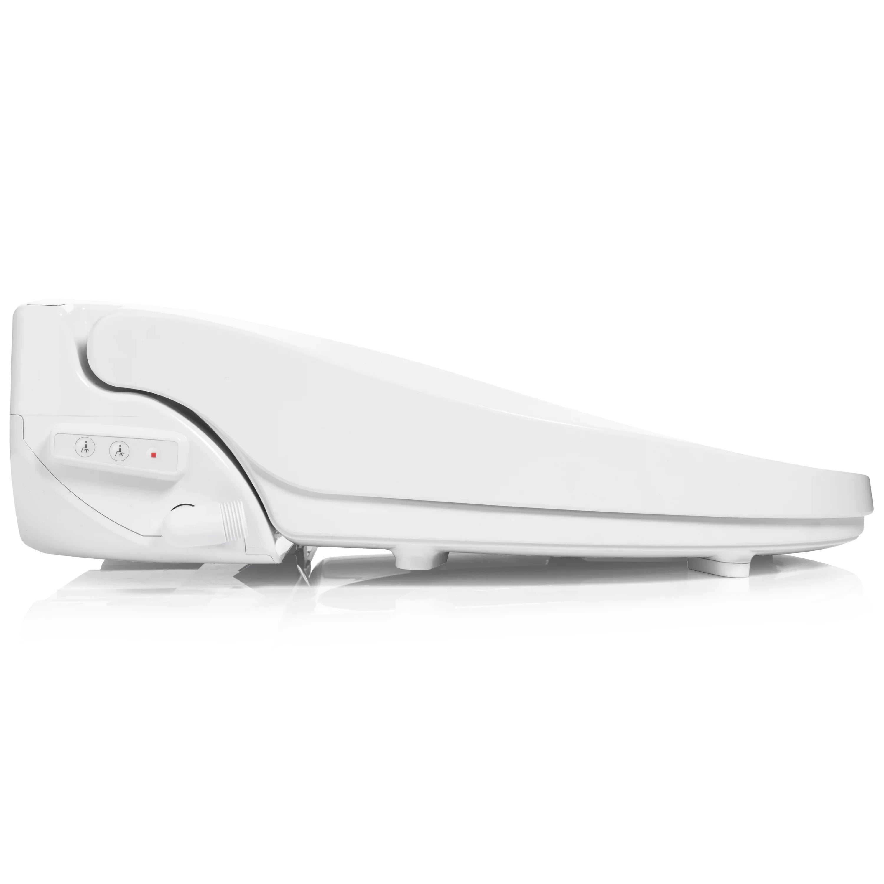 Brondell Swash DR802 Advanced Bidet Toilet Seat with Remote Control, Round White