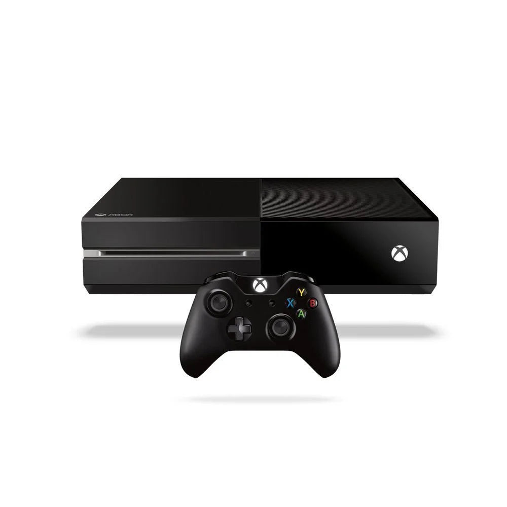 Pre-Owned  Xbox One Original 500GB Gaming Console Black Headset 2 Controller Included With Mortal Kombat X Game BOLT AXTION Bundle (Refurbished: Like New)