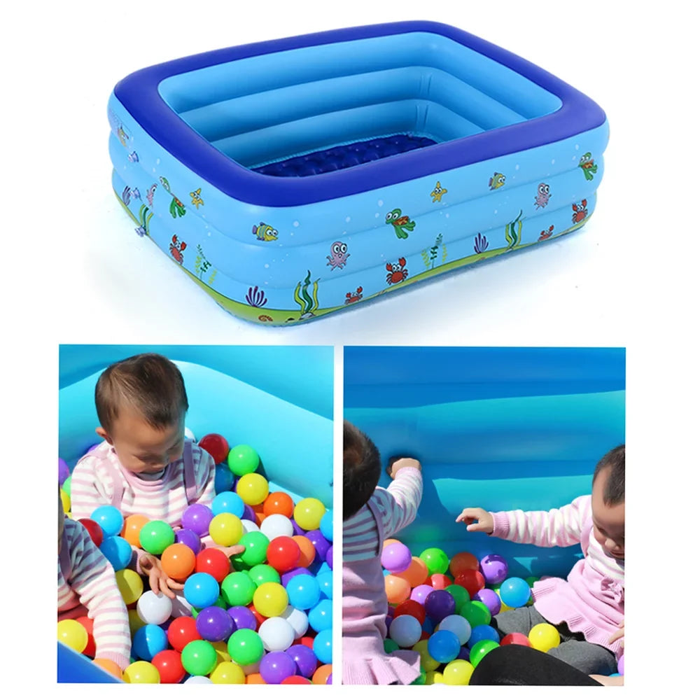 Portable Swimming Pool InfLatitudeable Swimming Pool Outdoor Basin Kid Bathtub