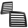 DNA Motoring WINL-004 For 1997 to 2017 Chevy Express GMC Savana 1500 2500 3500 Van 2Pcs Rear Window Scoop Louvers Sun Shade Cover 01 02 03 04 05 06 07 08 09 10 11 12 13 14 15 16