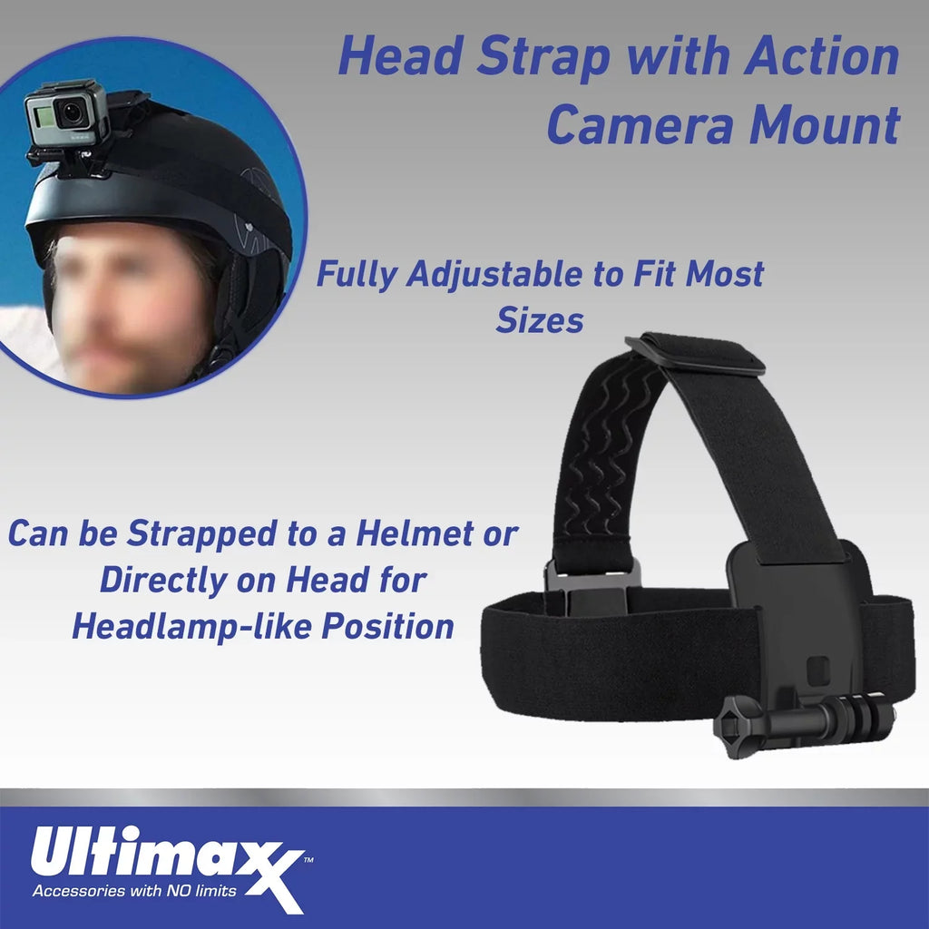 Ultimaxx Starter GoPro Hero 12 Bundle - Includes: 1x Replacement Battery, Water-Resistant Action Camera Case & More (20pc Bundle)