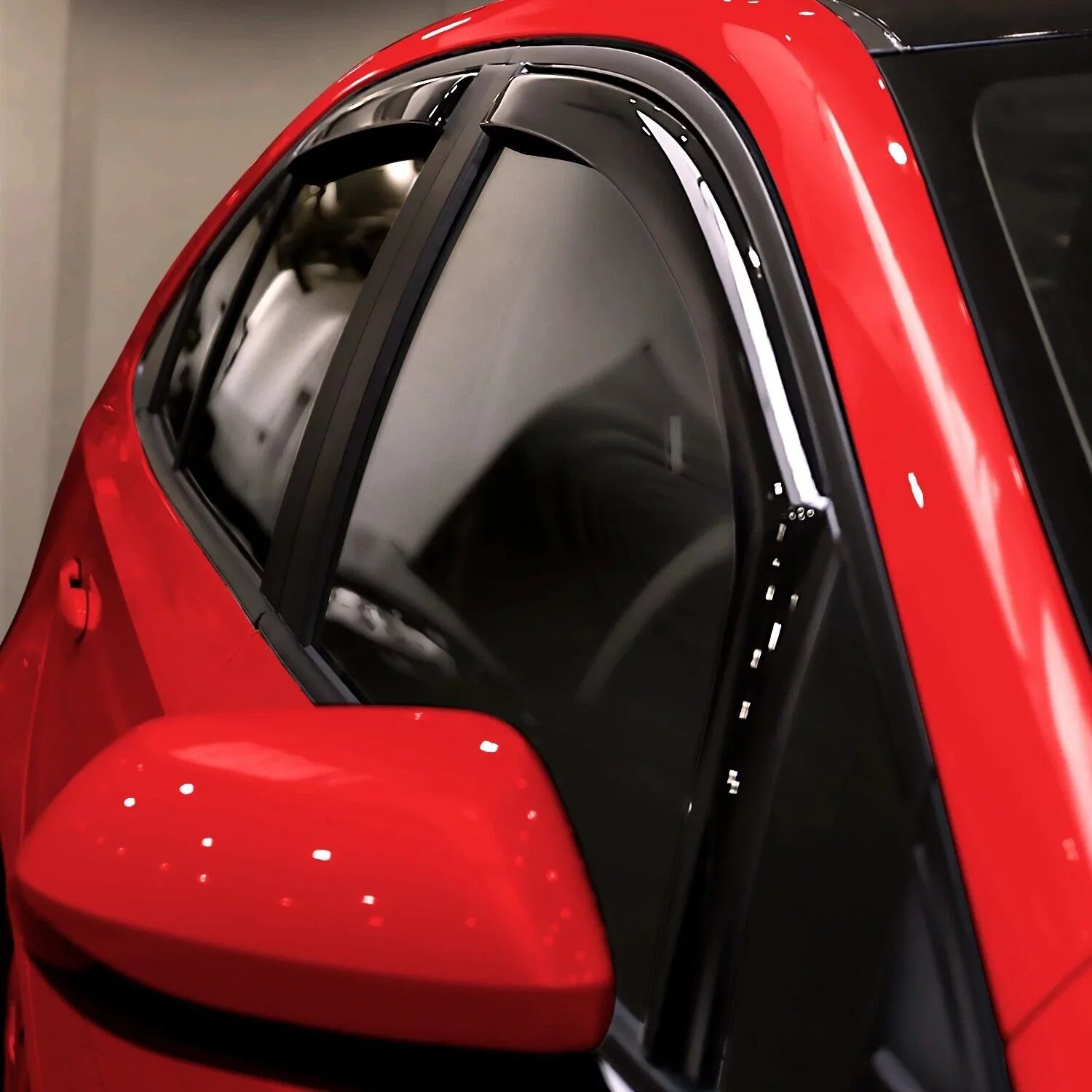 Voron Glass in-Channel Extra Durable Rain Guards for Toyota Corolla 2020-2024 Sedan, Window Deflectors, Vent Window Visors, 4 Pieces - 200521