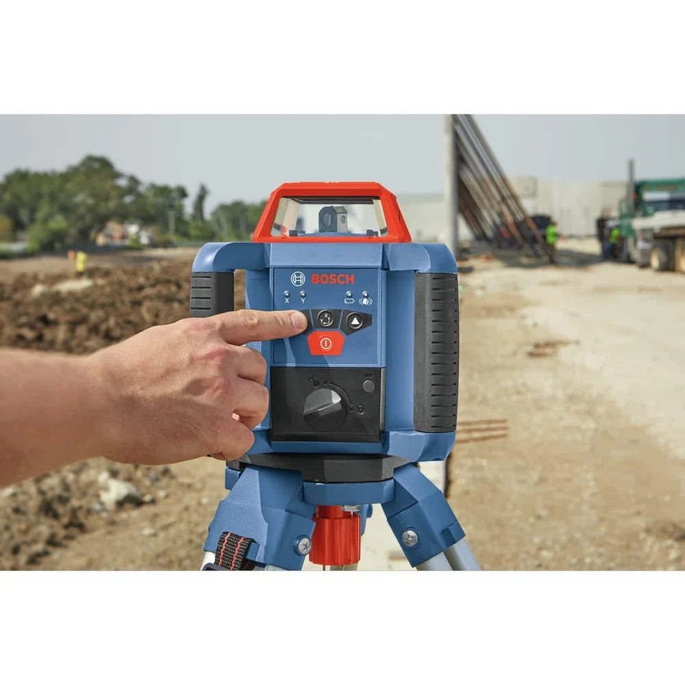 Restored Bosch GRL2000-40HK-RT REVOLVE2000 Self-Leveling Cordless Horizontal Rotary Laser Kit (Refurbished)