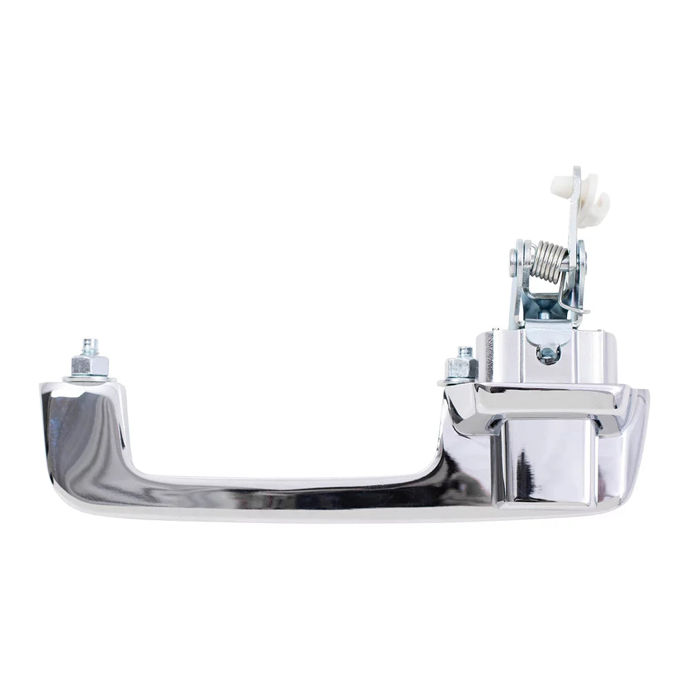 Brock Replacement Passengers Outside Exterior Front Rear Chrome Door Handle compatible with Pickup Truck SUV Van 55075648 Fits select: 1991-1993 DODGE D-SERIES D200/D250