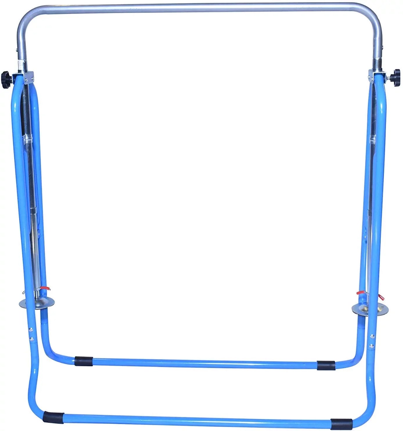 Expandable Gymnastics Kip Bar Gymnastic Training Kip Bar Adjustable Height Horizontal Bar Monkey Bars Folding Climbing Tower Fitness for Kids with Mat Blue