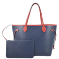 Pre-owned LOUIS VUITTON Neverfull PM Epi Leather Tote Shoulder Bag Blue