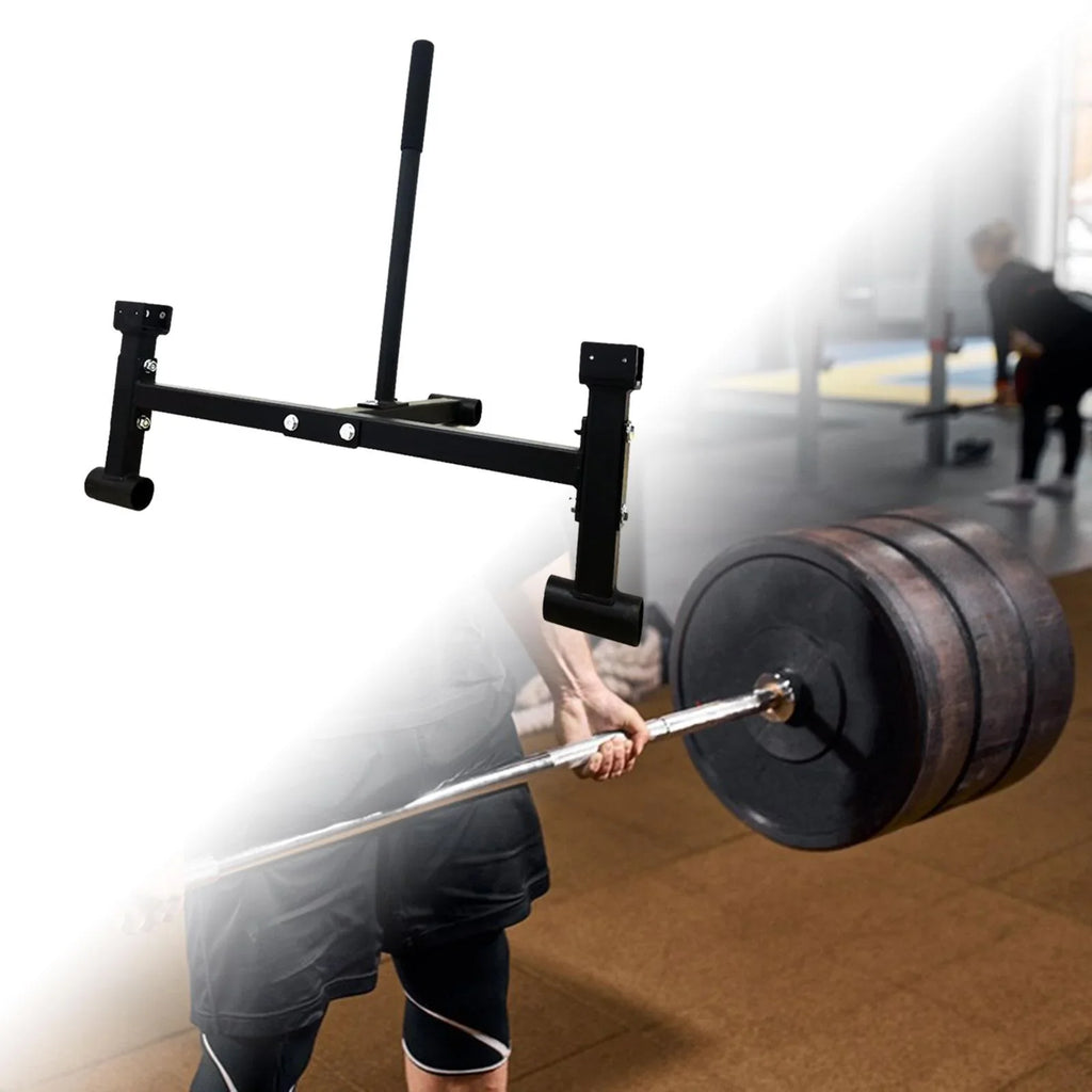 funtasica Deadlift Barbell Stand Compact Gym Equipment for Workout Sport Weight PLatitudees