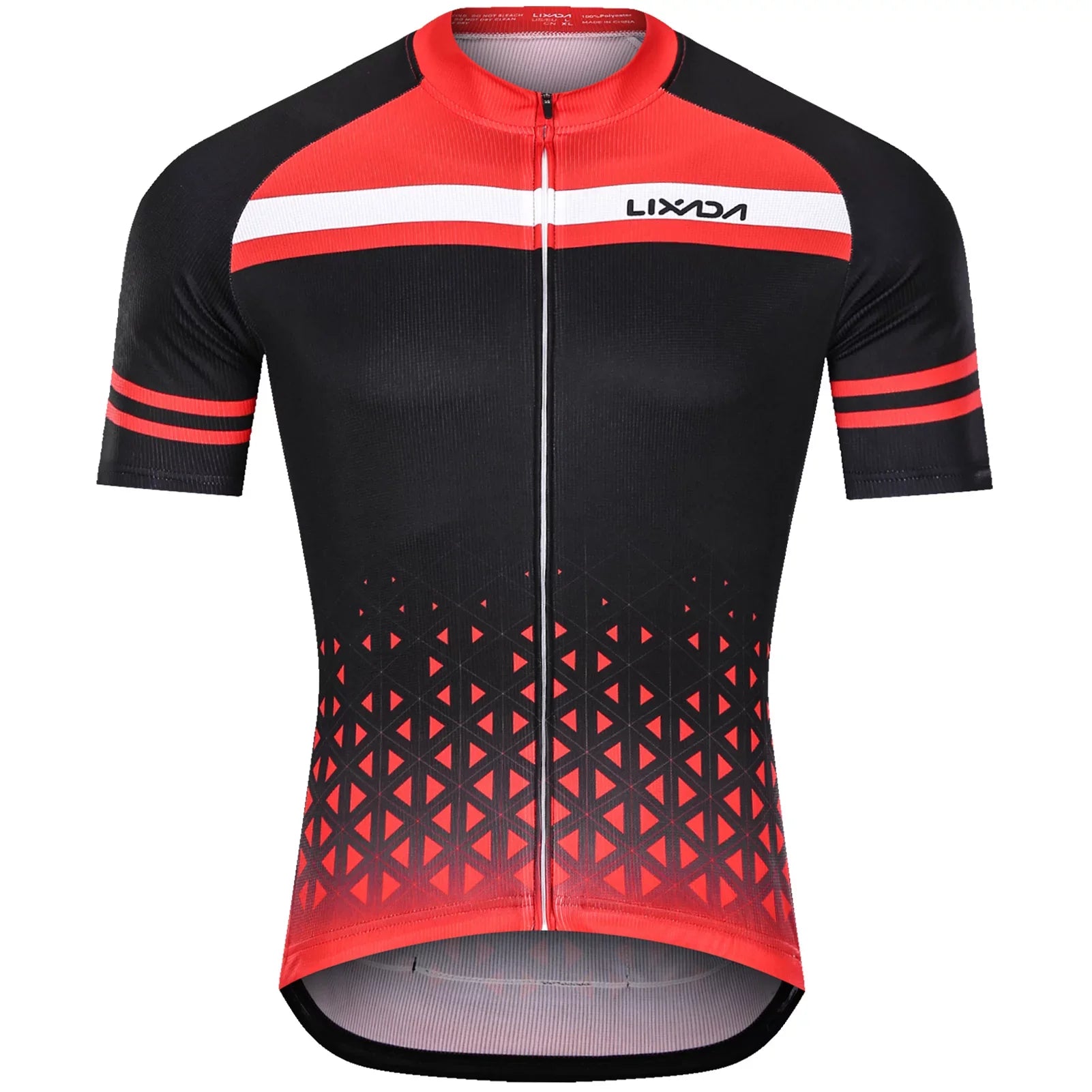 Lixada Men Cycling Jersey Set Breathable Quick- Short Sleeve and Padded Shorts MTB Cycling Outfit Set