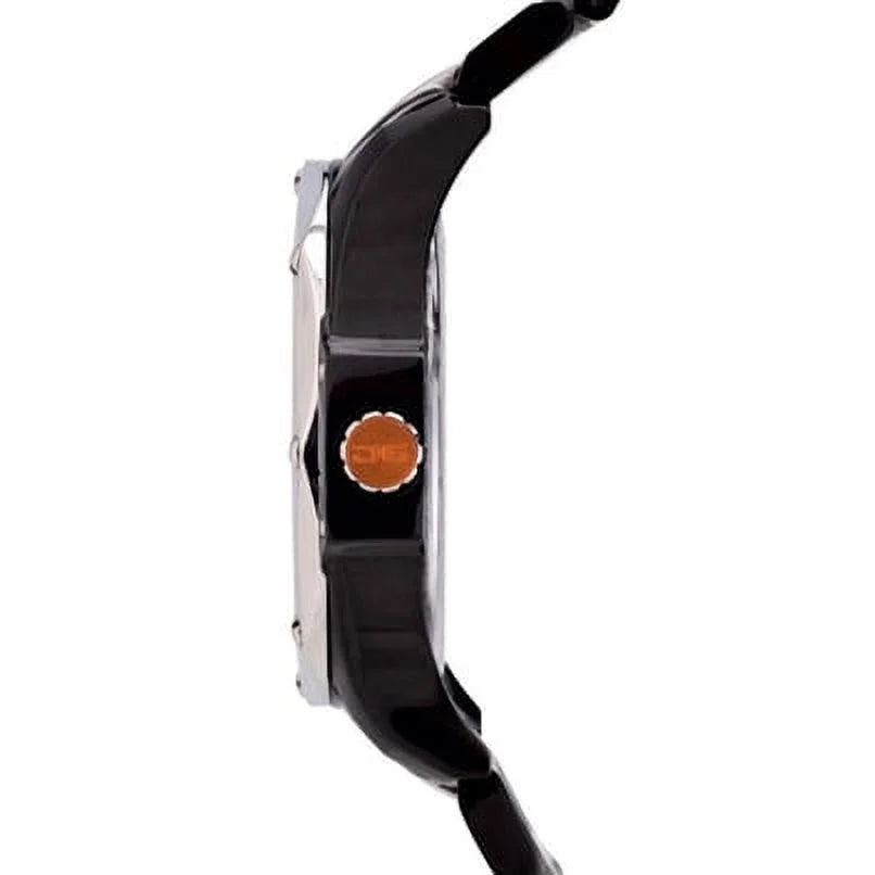 JG5600-21 Men's Watch Chronograph Black Dial With Integrated Black Silicone Strap