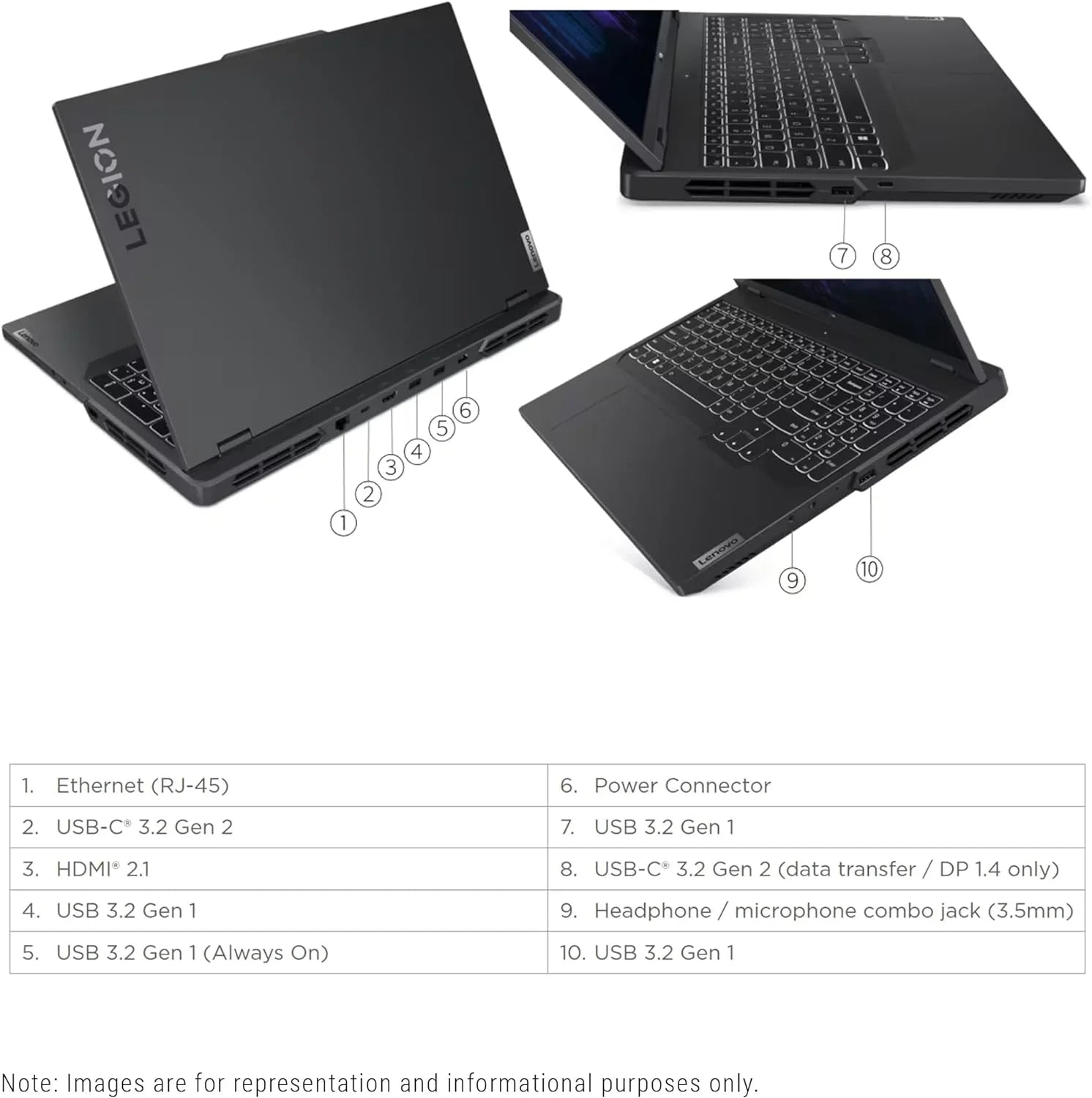 Legion Pro 5i Gaming Laptop, 13th Gen Intel Core i7-13700HX, 16 GB DDR5 Ram, 512 GB PCIe SSD, 16" WQXGA(2560x1600), Nvidia Geforce RTX 4060, Windows 11 Home