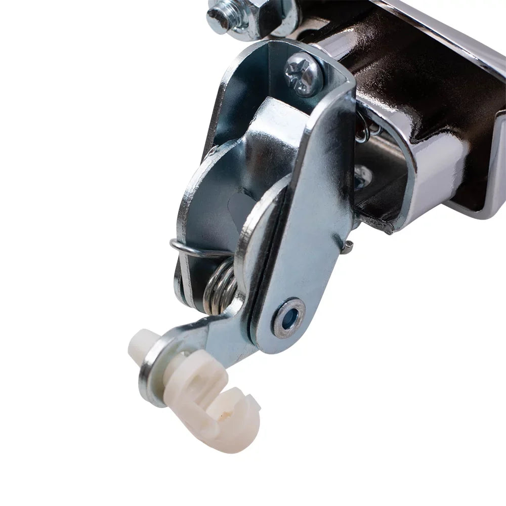 Brock Replacement Passengers Outside Exterior Front Rear Chrome Door Handle compatible with Pickup Truck SUV Van 55075648 Fits select: 1991-1993 DODGE D-SERIES D200/D250