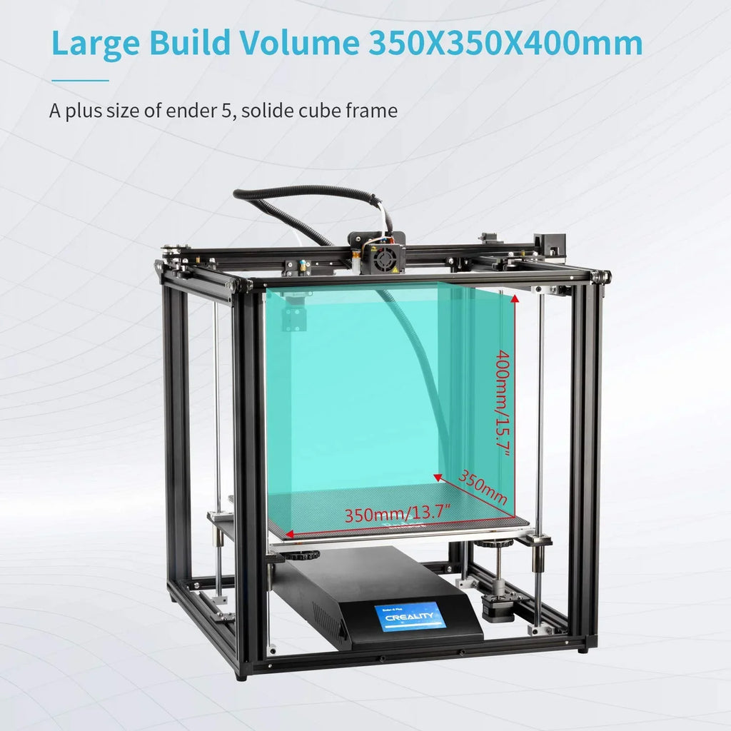 Creality Ender 5 Plus 3D Printer with BL Touch Glass Bed Large Printing Size 13.78*13.78*15.74inch Aluminum Black