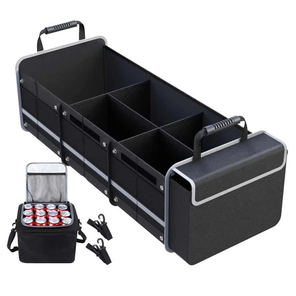 Car Trunk Organizer Waterproof Collapsible Cargo Storage Container for Sedans