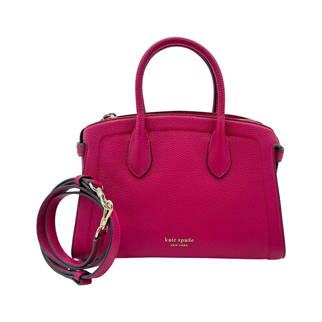 Kate Spade Knott Colorblocked Medium Zip Top Satchel - Renaissance Rose Multi