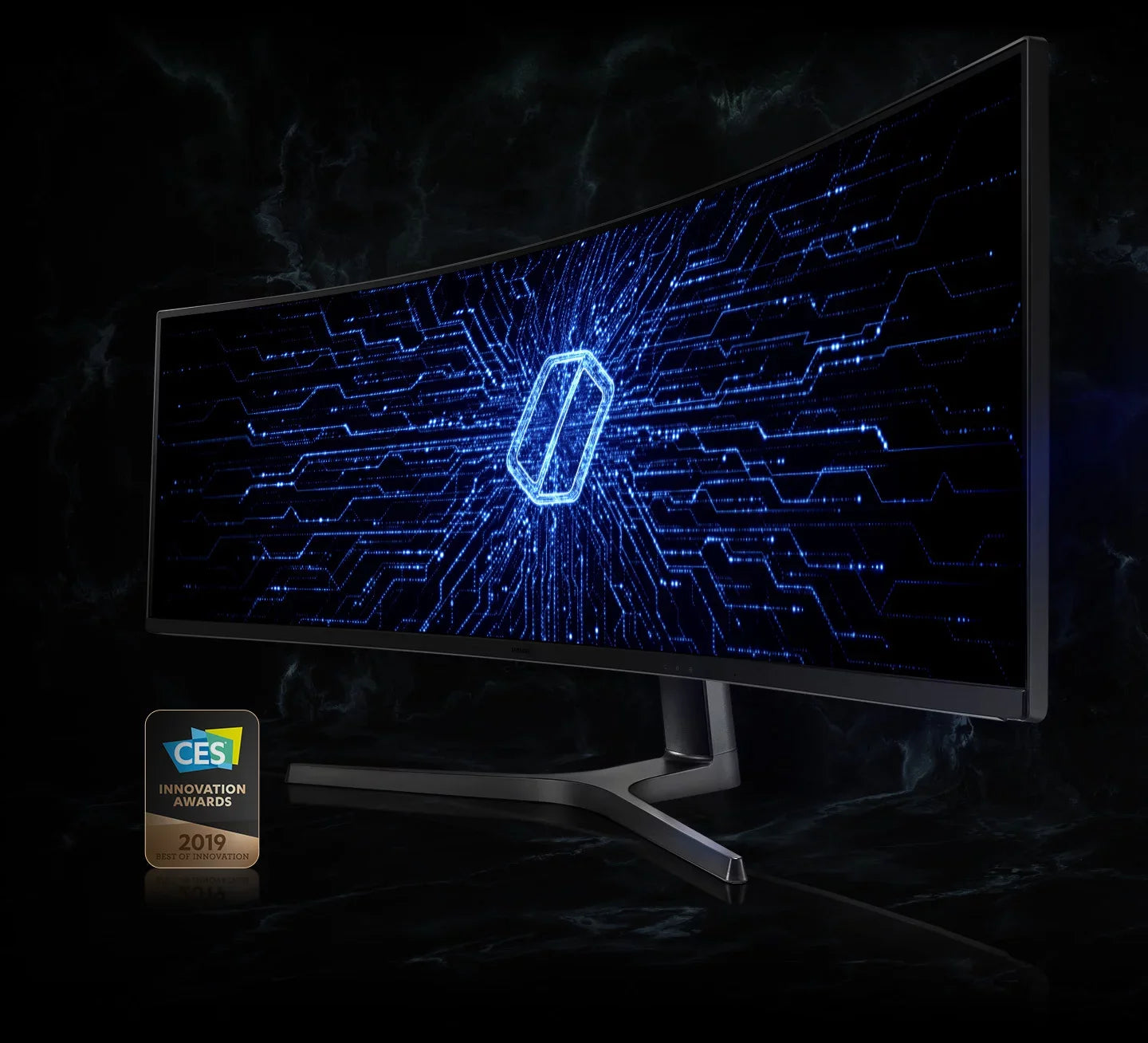 SAMSUNG 49" Class CRG9 Dual QHD (5,120 x 1,440) Curved QLED Gaming Monitor LC49RG90SSNXZA