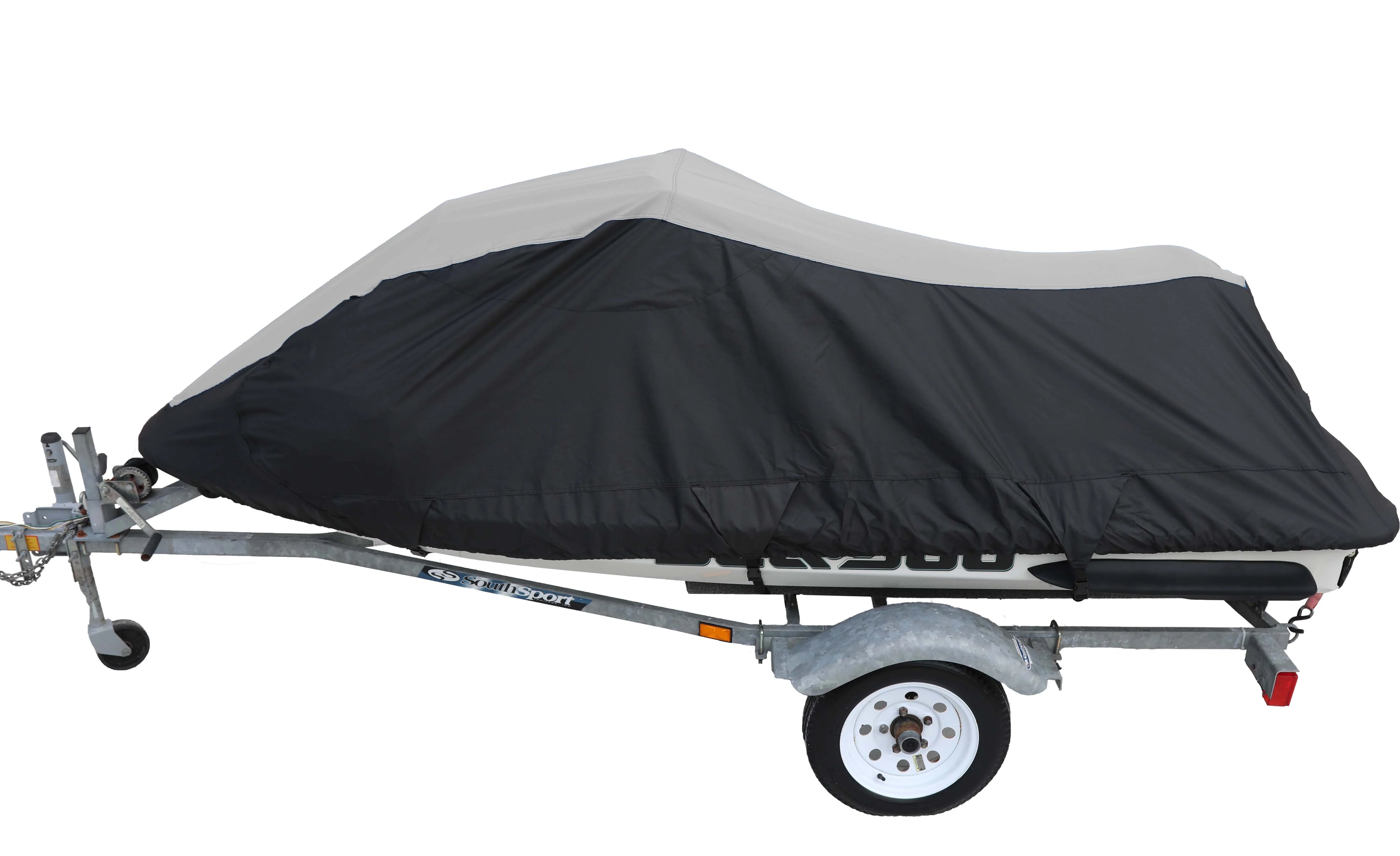 SUPER HEAVY-DUTY PWC Jet Ski Boat Cover Compatible for Kawasaki Jet Ski 1100 ZXi 1996-2003 top of the line trailerable 2 Seater