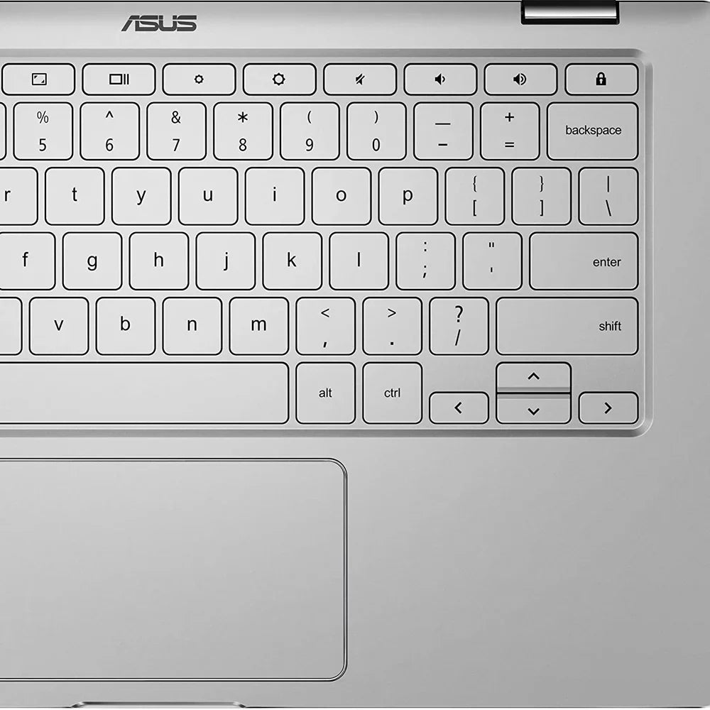 ASUS Chromebook Flip C434 2-In-1 Laptop, 14" Full HD Touchdisplay 4-Way NanoEdge, Intel Core M3-8100Y Processor, 4GB RAM, 64GB eMMC Storage, All-Metal Body, Backlit KB, Chrome OS, Silver - (Open Box)